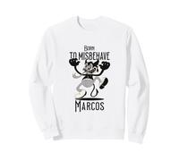 Marcos - Beau nom de garçon avec Un Petit démon Mignon Sweatshirt