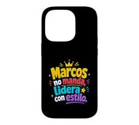 Marcos no Manda, lidera Con Estilo Coque pour iPhone 14 Pro