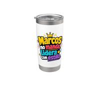 Marcos no manda, lidera con estilo Gobelet isotherme en acier inoxydable double paroi