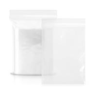 MARCPRINT 100 Sachet Plastique Transparent 6x8 cm | Sac Congelation Auto-Scellant | Sac Congelation zip Convient aux Denrées Alimentaires | Sachet zip Réutilisable