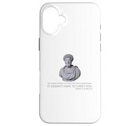 Marcus Aurelius - Citation de philosophie stoïque - Rome de Motivation Coque pour iPhone 16 Plus