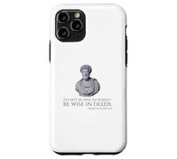Marcus Aurelius - Citation de philosophie stoïque sur la Sagesse Coque pour iPhone 11 Pro