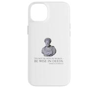 Marcus Aurelius - Citation de philosophie stoïque sur la Sagesse Coque pour iPhone 14 Plus