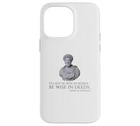Marcus Aurelius - Citation de philosophie stoïque sur la Sagesse Coque pour iPhone 14 Pro Max