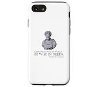 Marcus Aurelius - Citation de philosophie stoïque sur la Sagesse Coque pour iPhone SE (2020) / 7/8