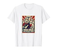 Marcus Aurelius et Faustina Le Jeune stoïcien Rome T-Shirt Graphique avec Valeur