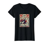 Marcus Aurelius et Faustina The Younger T-Shirt Graphique avec Valeur, Femme, Noir, M