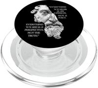 Marcus Aurelius Philosophie stoïcienne Citation du Philosophe Romain PopSockets PopGrip pour MagSafe