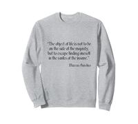 Marcus Aurelius Shirt The Object Of Life Citation Sweatshirt