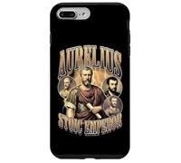 Marcus Aurelius Stoic Philosophy Empereur Vintage Bootleg Coque pour iPhone 7 Plus/8 Plus