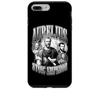 Marcus Aurelius Stoic Philosophy Empereur Vintage Bootleg Coque pour iPhone 7 Plus/8 Plus