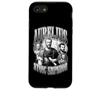 Marcus Aurelius Stoic Philosophy Empereur Vintage Bootleg Coque pour iPhone SE (2020) / 7/8
