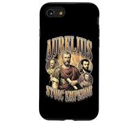 Marcus Aurelius Stoic Philosophy Empereur Vintage Bootleg Coque pour iPhone SE (2020) / 7/8