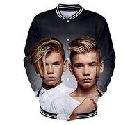 Marcus&Martinus Jacket Uniforme de Baseball Manga Volleyball Veste Fans Sweatshirt Casual Manteaux À Manches Longues Pullover Tops Sweat Mode Tops pour Hommes Femmes