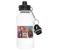 Marcus & Martinus Suède Bouteille D'eau En Acier Inoxydable Flacon Écologique Réutilisable Blanc