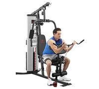 Marcy Appareil à Charges guidées Eclipse MWM988 Compact Home Gym - Tour de Poids de 68 kg - Poulie Haute et Basse - Poids Maximal de l’utilisateur 135 kg - Argent