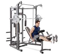 Marcy Classic Smith Ensemble Machine et Banc de Musculation pour Adulte Gris Taille Unique
