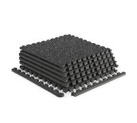 Marcy Interlocking Dual Density Rubber Top EVA Foam Home Gym Floor Mat for Exercise Equipment & Accessories MAT-46