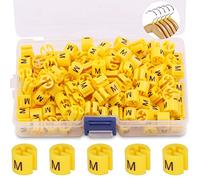 Mardatt Lot de 150 marqueurs de taille M pour cintres avec code couleur et boîte de rangement robuste