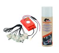 Marderfix - Haute Tension Acoustique 12V - Comprenant Préfiltre - Martre Voiture