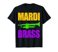 Mardi Brass Pun, trompettiste, drôle de Musicien Mardi Gras T-Shirt