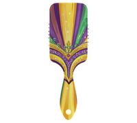 Mardi Gras Carnival Tie Coin Masks_4 brosses antistatiques pour le séchage au sèche-cheveux. Brosse sèche et humide conçue pour les cheveux longs avec poignée ergonomique cepillo para pelo rizado