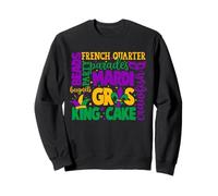 Mardi Gras Chapeau de bouffon Amusant pour Homme et Femme Sweatshirt