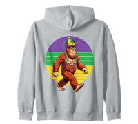 Mardi Gras Chapeau de bouffon avec Perles Motif Animal Sweat à Capuche