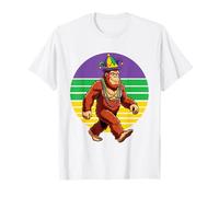Mardi Gras Chapeau de bouffon avec Perles Motif Animal T-Shirt