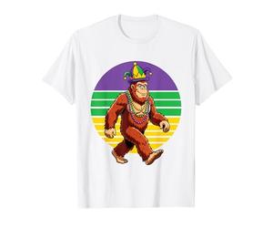 Mardi Gras Chapeau de bouffon avec Perles Motif Animal T-Shirt