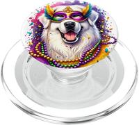 Mardi Gras Chien des Pyrénées PopSockets PopGrip pour MagSafe