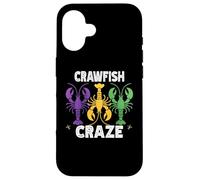Mardi Gras Crawfish Cajun Fruits de mer Bouillir Coque pour iPhone 16