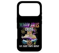 Mardi Gras Cruise Eat Sleep Party Repeat Family Matching Coque pour iPhone 17 Pro