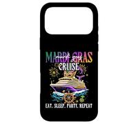 Mardi Gras Cruise Eat Sleep Party Repeat Family Matching Coque pour iPhone 17 Pro Max