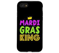 Mardi Gras King Crown Festive Parade Carnaval Coque pour iPhone SE (2020) / 7 / 8