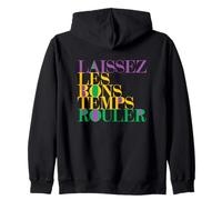 Mardi Gras - Laissez Les Bons Rouler Temps Sweat à Capuche