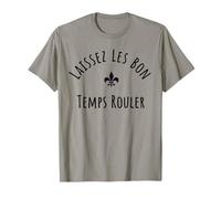 Mardi Gras Let The Good Times Roll Fleur de Lis T-Shirt