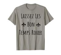 Mardi Gras Let The Good Times Roll Fleur de Lis T-Shirt