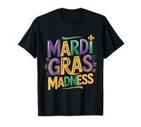 Mardi Gras Madness Carnaval Parade Party Design T-Shirt