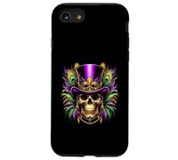 Mardi Gras Skull Carnival Festival, voyage à la Nouvelle-Orléans le mardi Coque pour iPhone SE (2020) / 7 / 8