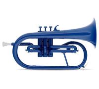 MardiBrass Cornet Bugle à Pistons Trompette Plastique Bleu Embouchure & Housse