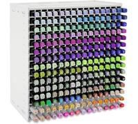 Mardili Support de rangement pour 240 marqueurs, aquarelle, pinceaux, crayons de couleur, support pour bureau
