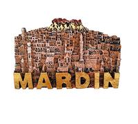 Mardin Turquie Aimant de réfrigérateur 3D Souvenir Collection de cadeaux Décoration de maison et de cuisine Tableau blanc Autocollant magnétique pour réfrigérateur