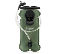 Mardingtop Poche à eau 3 l en TPU indéchirable | Système d'hydratation à 2 ouvertures pour sac à dos pour la randonnée, l'extérieur, le sport, le cyclisme