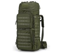 Mardingtop Sac à dos militaire 75L Sac à dos de randonnée avec housse de pluie，MOLLE-system Sac à dos de trekking Grande capacité Backpack pour le trekking,la randonnée et le camping