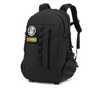 Mardingtop Sac à dos tactique 30 l/40 l - Sac à dos militaire robuste avec système MOLLE - Sac à dos de trekking pour extérieur, camping, armée allemande, 30 l - Noir, 30L, Tactique