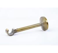 Mardom Lot de 2 supports de tringle à rideaux 19 mm - Support mural pour tringle à rideau avec le système Easy - Couleur laiton antique