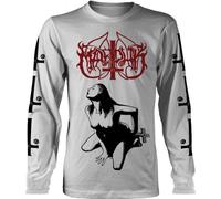 Marduk - "Fuck Me Jesus" T-shirt unie à manches longues pour homme/femme PH2404 (M) (Blanc)