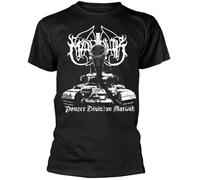 Marduk Panzer Division T-Shirt Graphic Printed Tee for Men Black S
