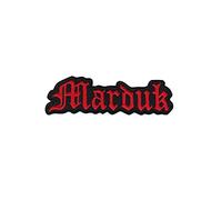 Marduk Red Black Metal Band Écusson Patch en fer brodé sur accessoire